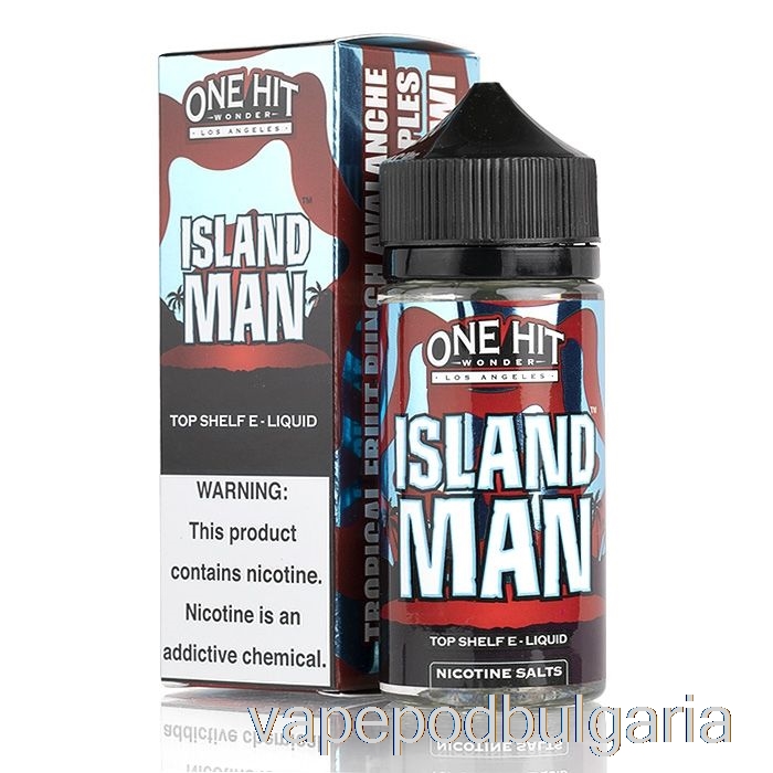 Vape 10000 Дръпки Island Man - One Hit Wonder - 100ml 0mg